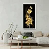 Diamond Painting -DIY Round Drill Golden Flower(85*45 CM)