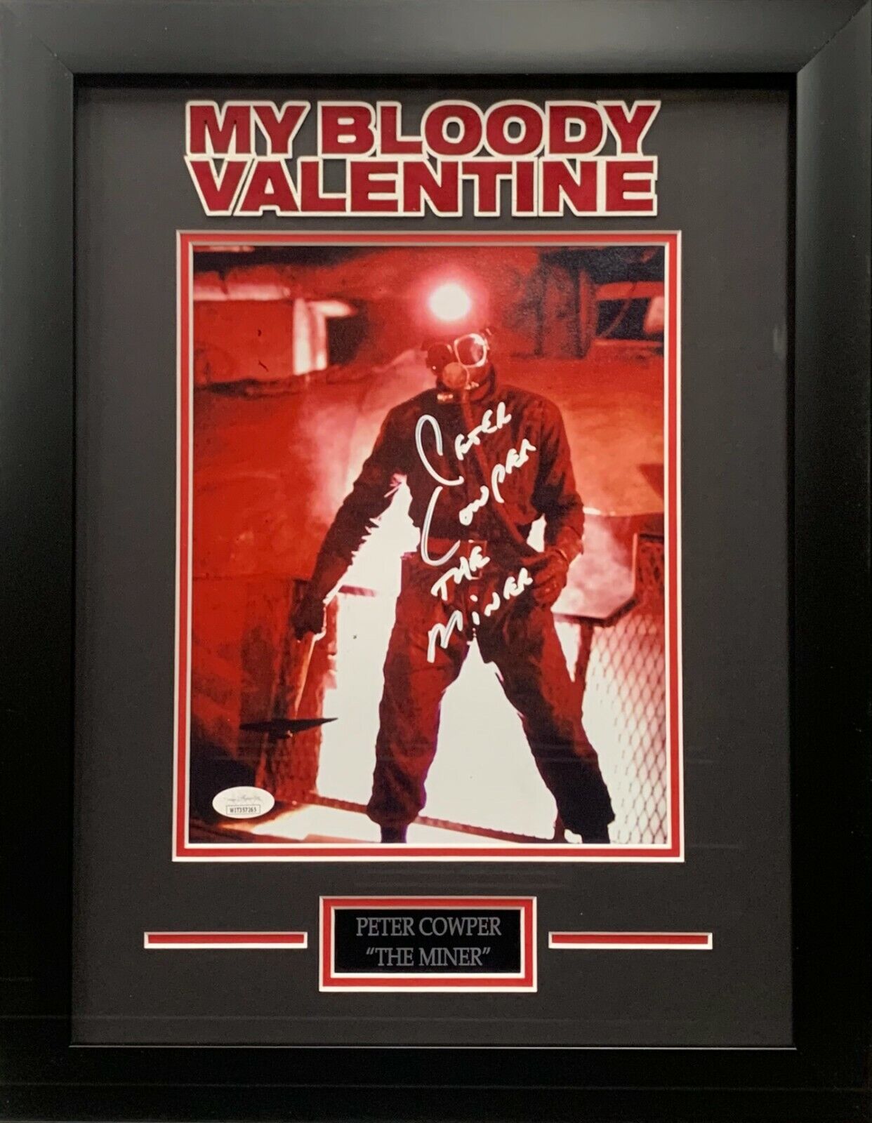 Peter Cowper autographed inscribed framed 8x10 Photo Poster painting My Bloody Valentine JSA COA