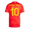 LAMINE YAMAL #10 Spain Home Soccer Jersey EURO 2024