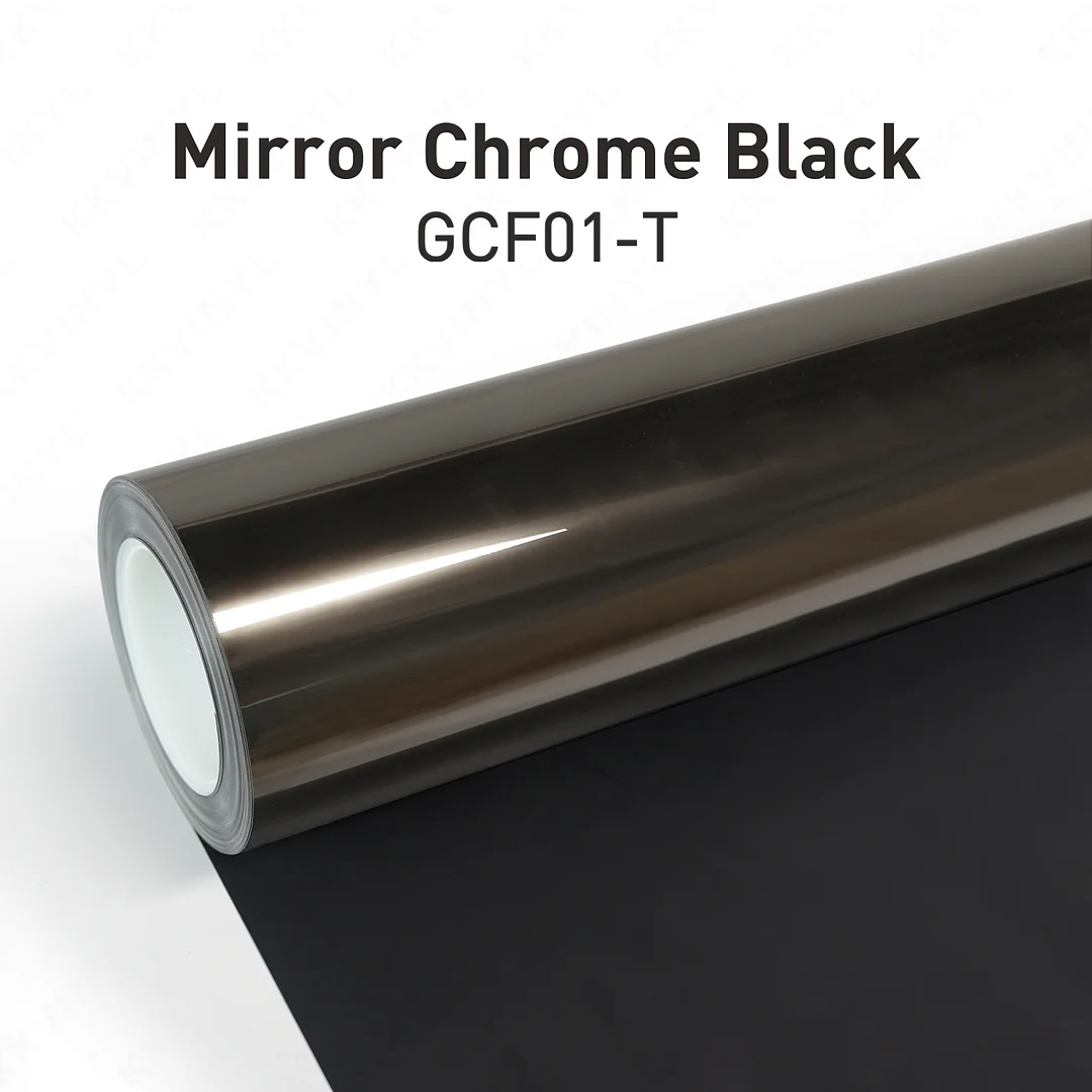 Mirror Chrome Grey Vinyl