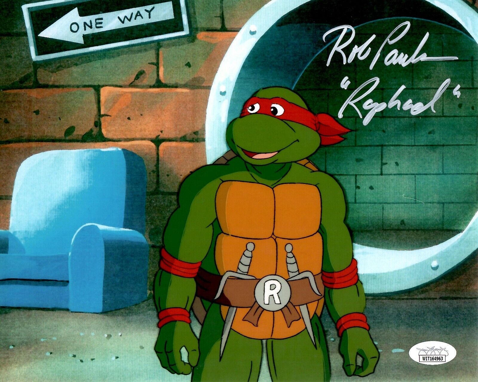 Rob Paulsen signed inscribed 8x10 Photo Poster painting Raphael JSA Teenage Mutant Ninja Turtles