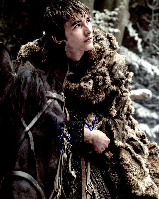 ISAAC HEMPSTEAD WRIGHT Signed Photo Poster painting - Game of Thrones