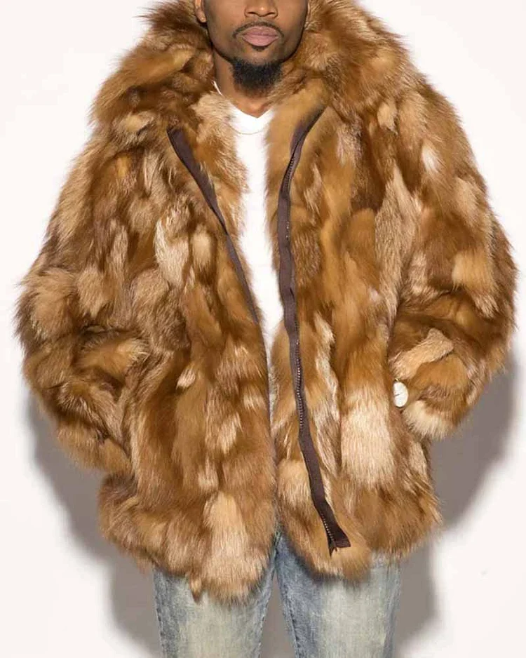 Men's fashionable warm coat