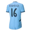 RODRIGO #16 Manchester City Home Authentic Soccer Jersey 2024/25 &ndash; UCL