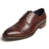 Stylish Mens Captoe Derby Business Shoes