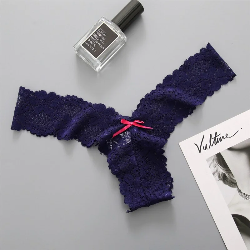 Billionm Thong Lace Panties 6pcs Underwear women Plus Size Thongs Womens Panty g string Transparent Spandex Low rise Tangas