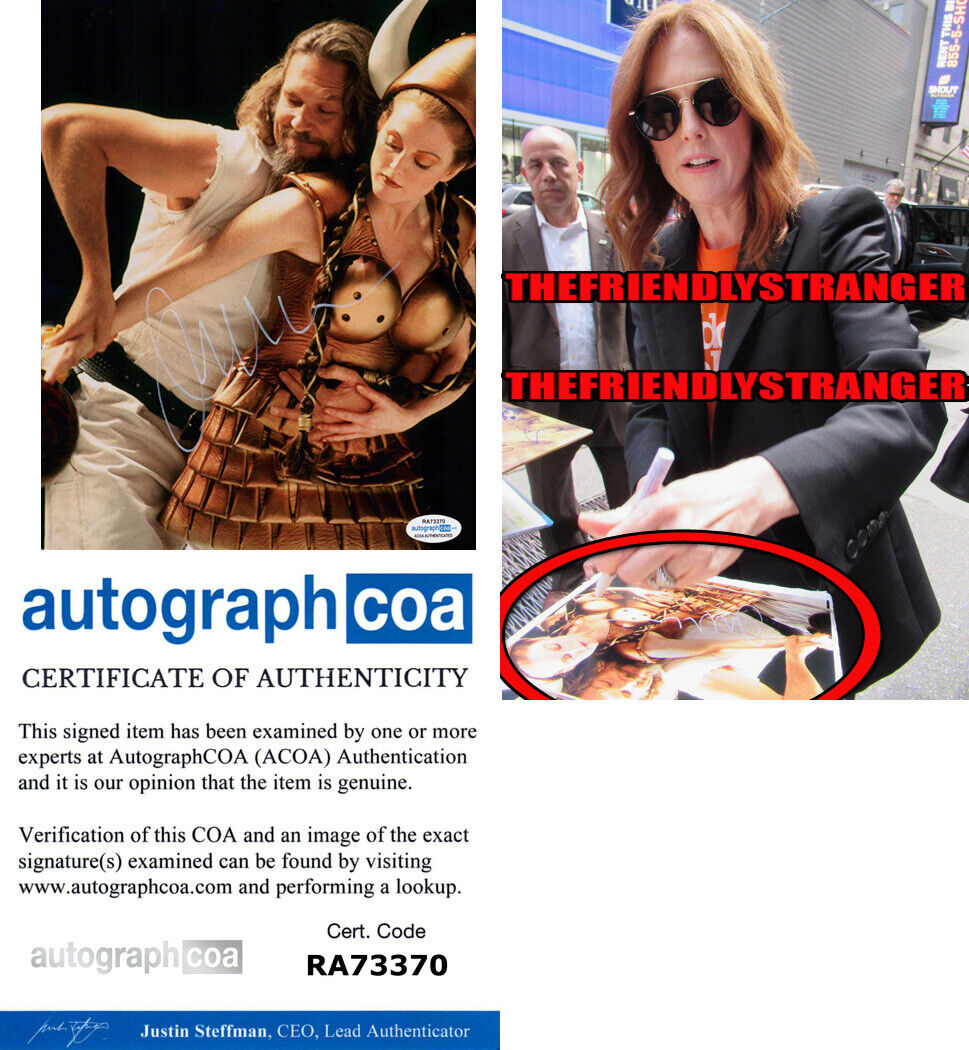 JULIANNE MOORE signed Autographed BIG LEBOWSKI