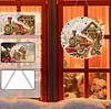 XMAS DIY Acrylic Special Shape Diamond Painting Hanging Pendant Hanging Kit