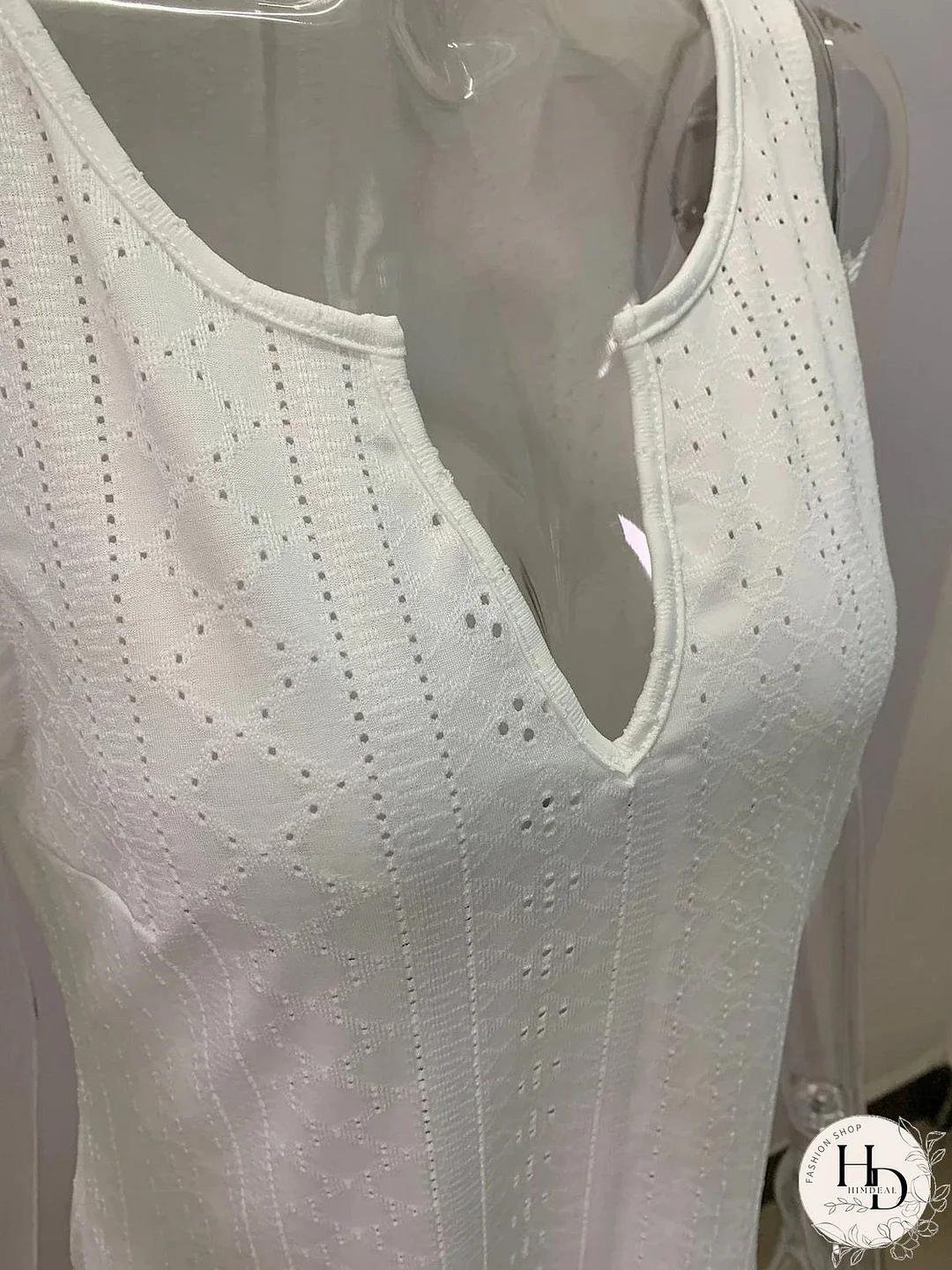 Sleeveless Cotton Linen Midi Dress for Women