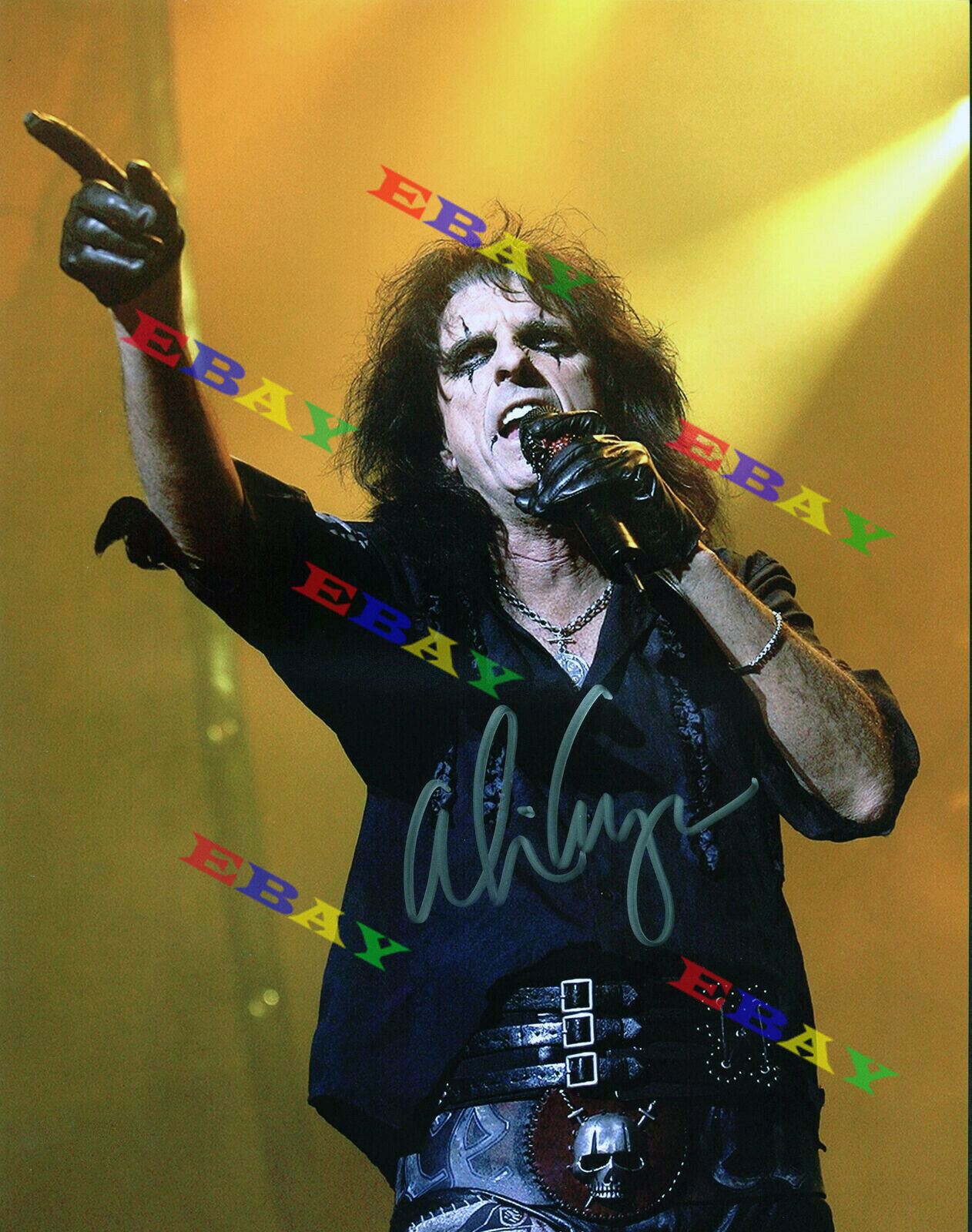 Alice Cooper Autographed signed 8x10 Photo Poster painting Reprint