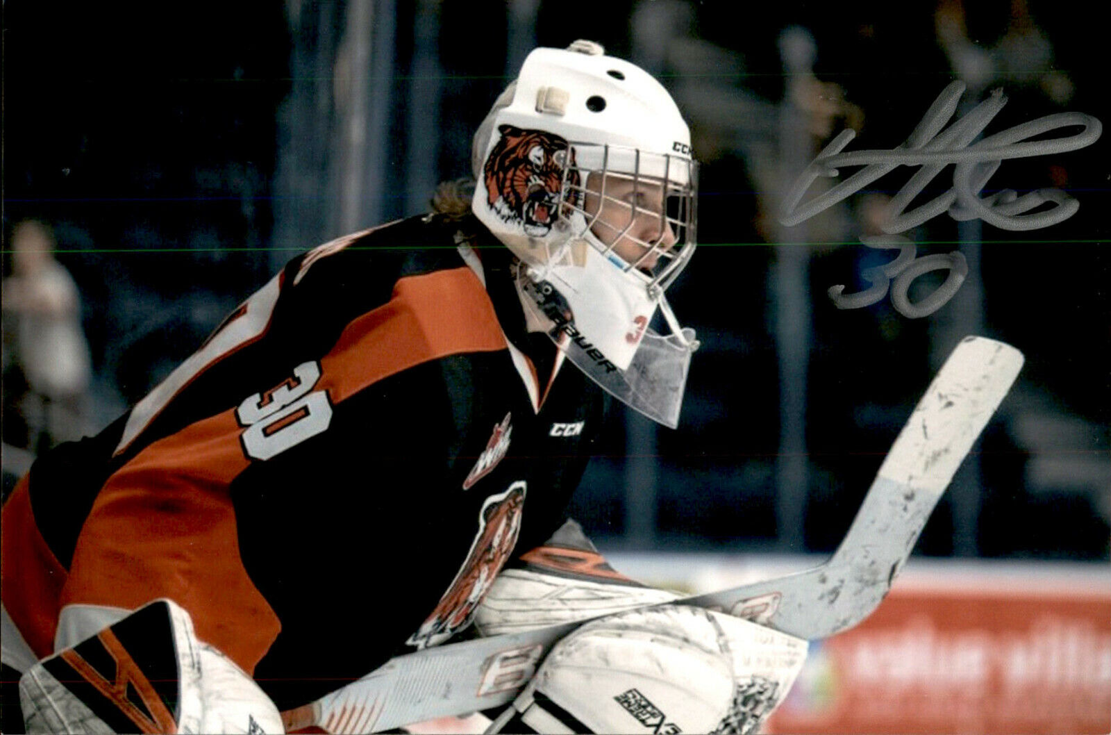 Mads Sogaard SIGNED autographed 4x6 Photo Poster painting MEDICINE HAT TIGERS OTTAWA SENATORS #4