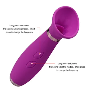 10-Mode Clitoral Stimulator with Sucking & Vibrating Function