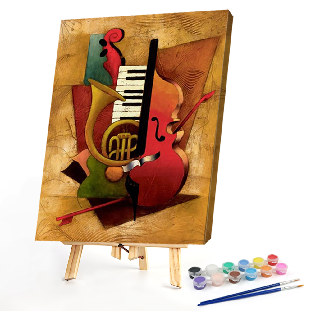 

40*50CM - Paint By Numbers - Music Instrument, 501 Original