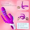 🎁Lan&ccedil;amento de novo produto，[Masturbador El&eacute;trico Vibrat&oacute;rio 3 em 1], Violet Sonata - Vibrador Triplo com Bolas Anais