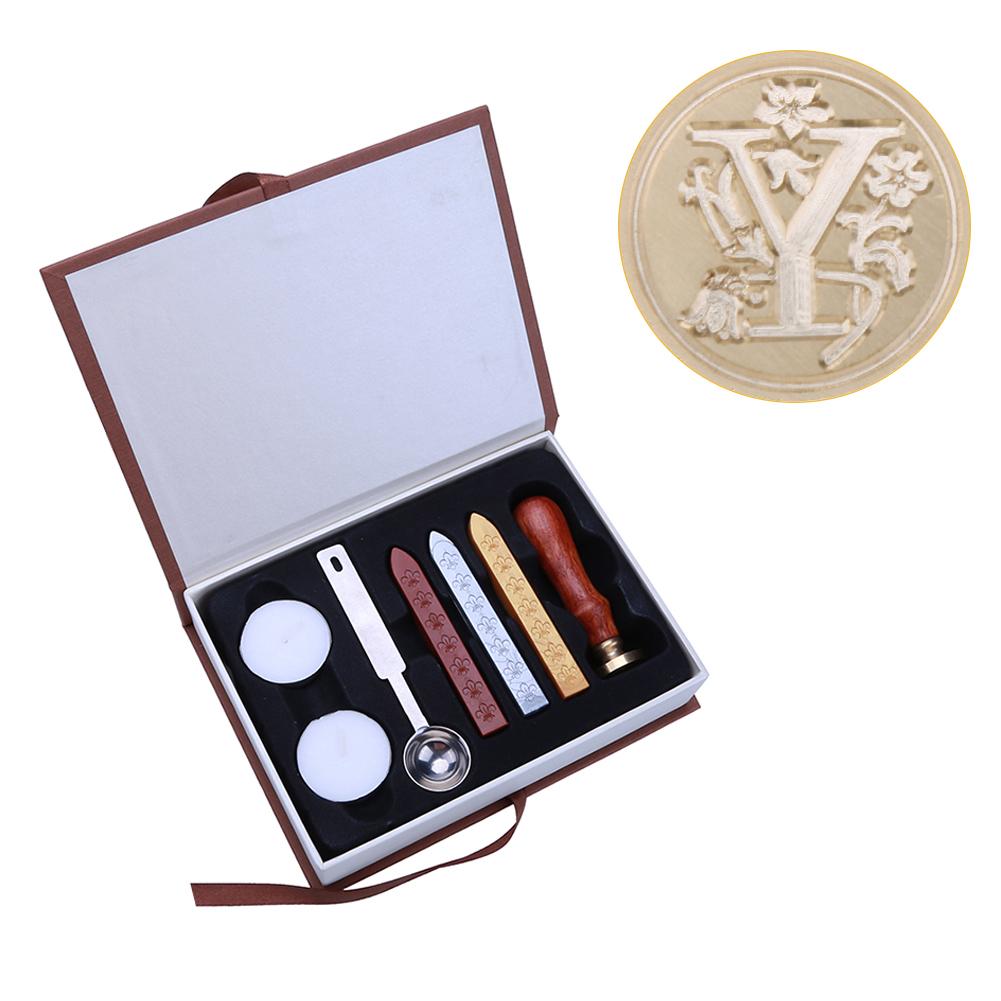 

Alphabet Letter Y Seal Wax Stamps Set - Wax Seal Stamp, 501 Original