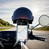 Small Helmet Rider Sunshade Rainproof Motorcycle Mobile Phone Helmets Holder Hat