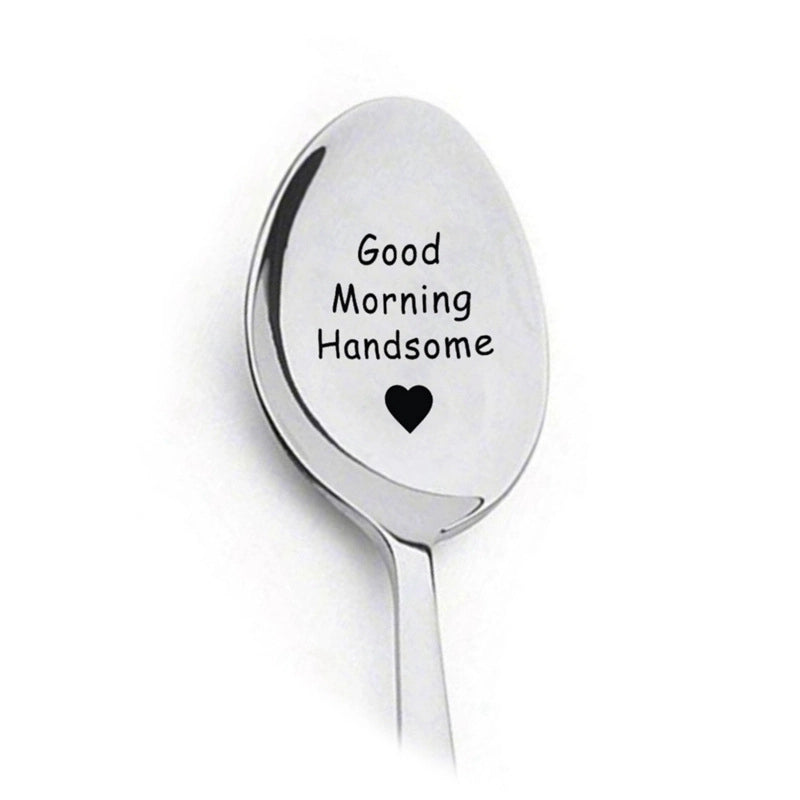 Fashion Letter Stainless Steel Spoon