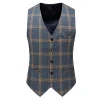 3 piece Formal Plaid Suit