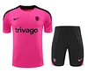 2024/2025 Chelsea Pre-match Training Pink Shirt+Shorts  1:1 Thai Quality