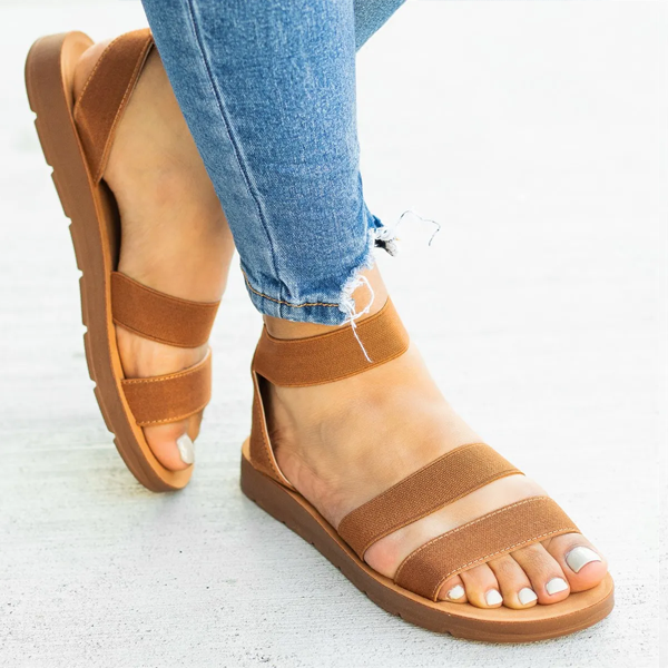 Women Casual Slip On Flats Sandals