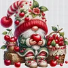 Cherry Gnome - 11CT Stamped Cross Stitch - 45*45cm
