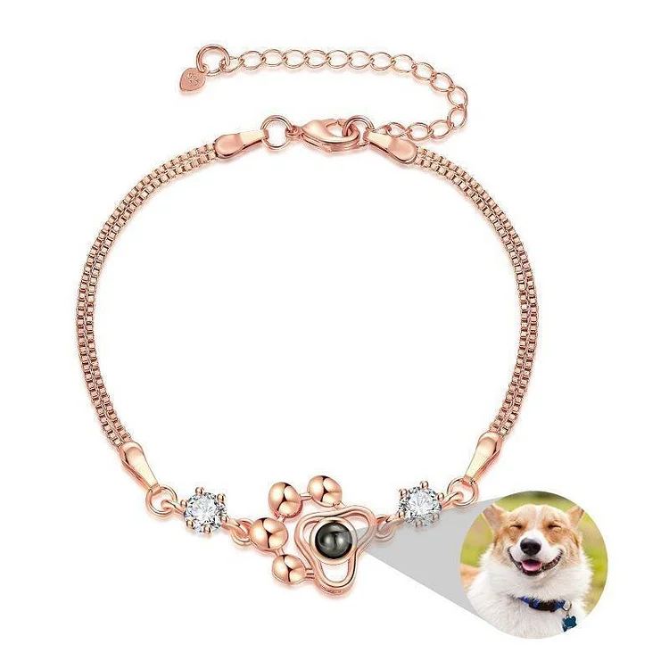 Personalized Pet Photo Bracelet Photo Projection Bracelet