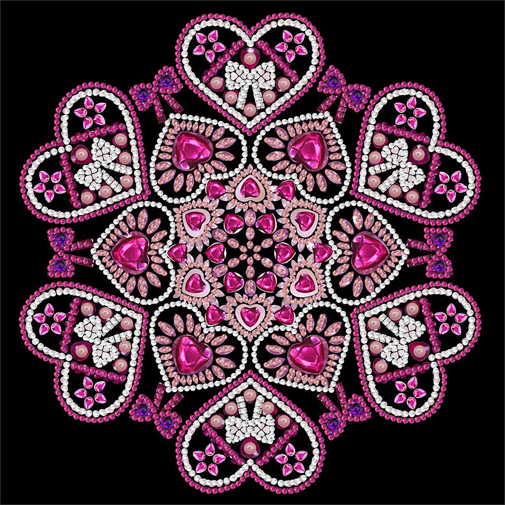 Special-Shaped Diamond Painting - Mandala - 30*30Cm