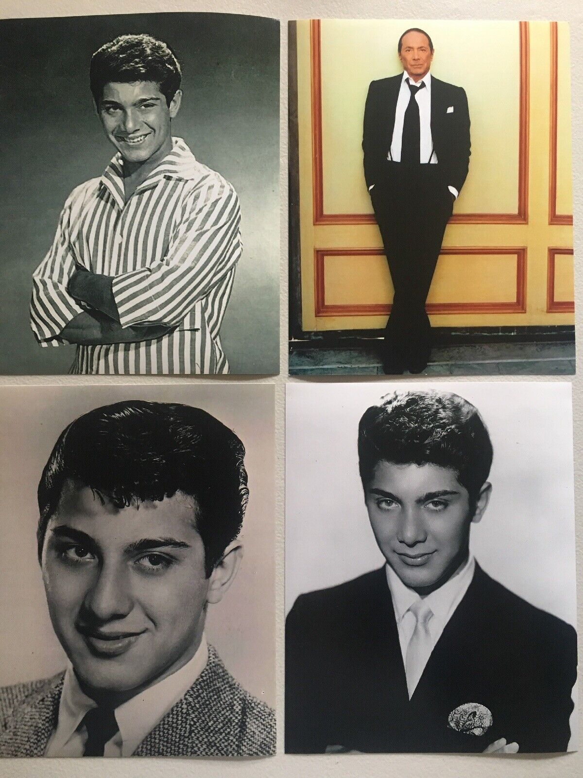 Paul Anka 8x10 Photo Poster painting Bundle Lot 9 Prints Music Singer