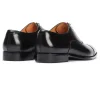 Handmade Black Mens Leather Oxford Dress Shoes