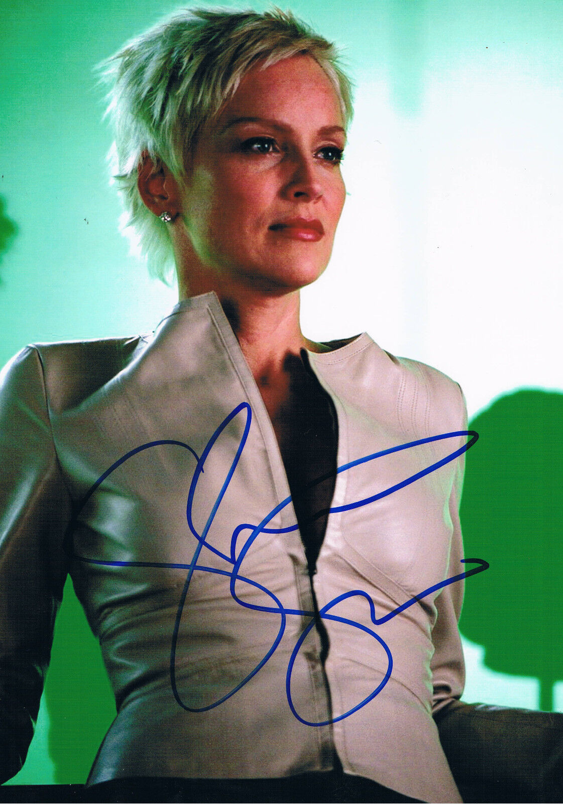 Sharon Stone 1958- genuine autograph Photo Poster painting 8x12