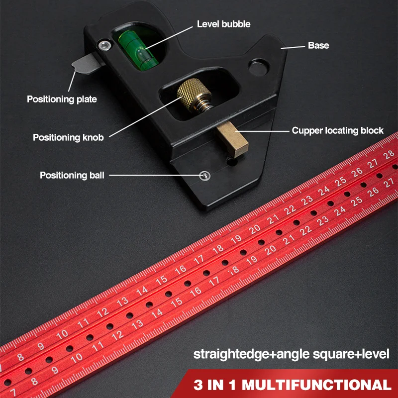 SAKER&reg; Combination Square Ruler