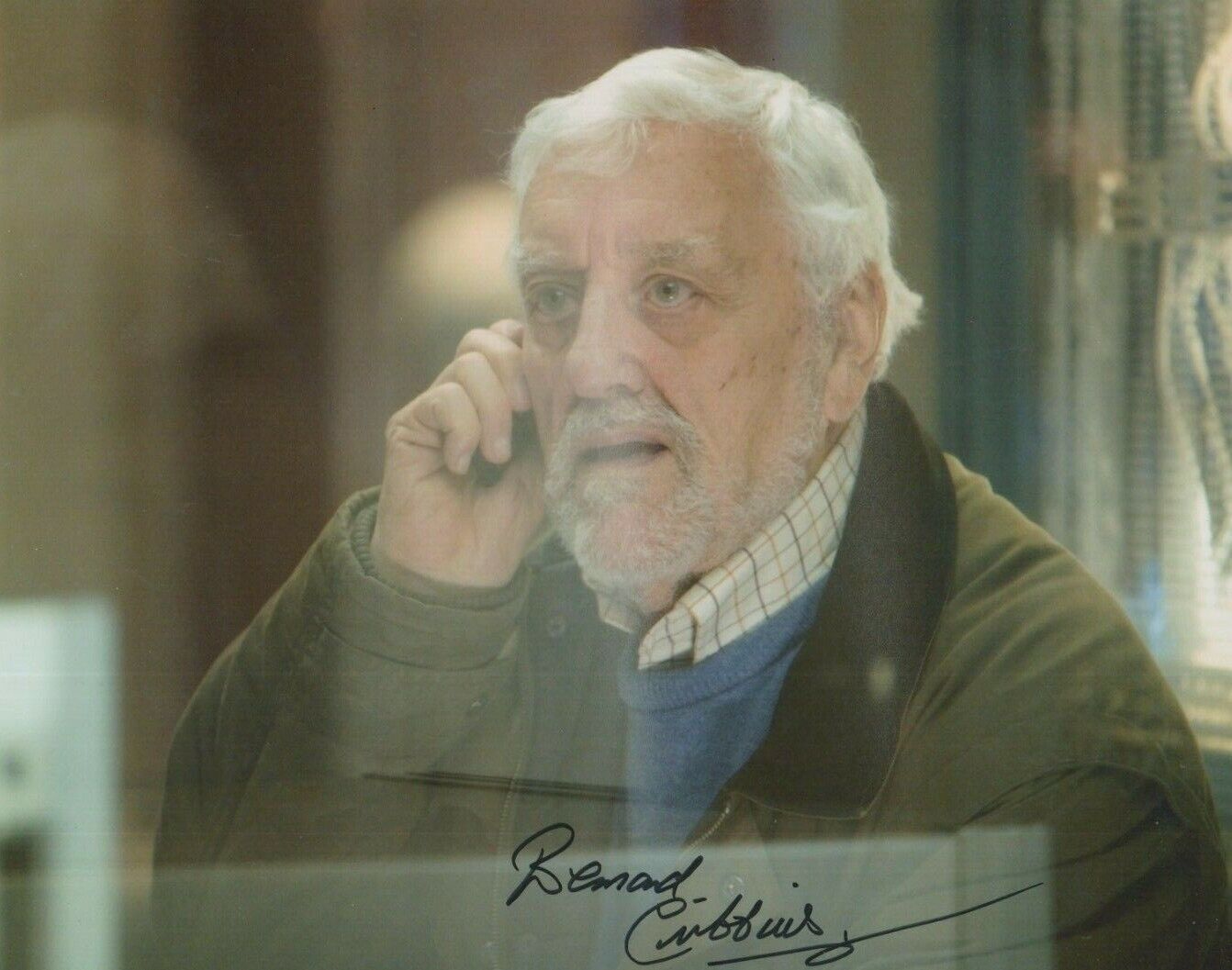 Bernard Cribbins **HAND SIGNED** 8x10 Photo Poster painting ~ AUTOGRAPHED ~ Doctor Who