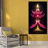 >SALE<Flaming Lotus 5D DIY Diamond Painting Kits Full Round Drill Wall Decor (Y731)