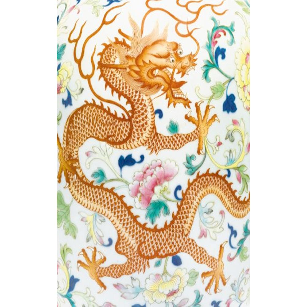 

40*60CM - Round Drill Diamond Painting - Chinese Dragon, 501 Original