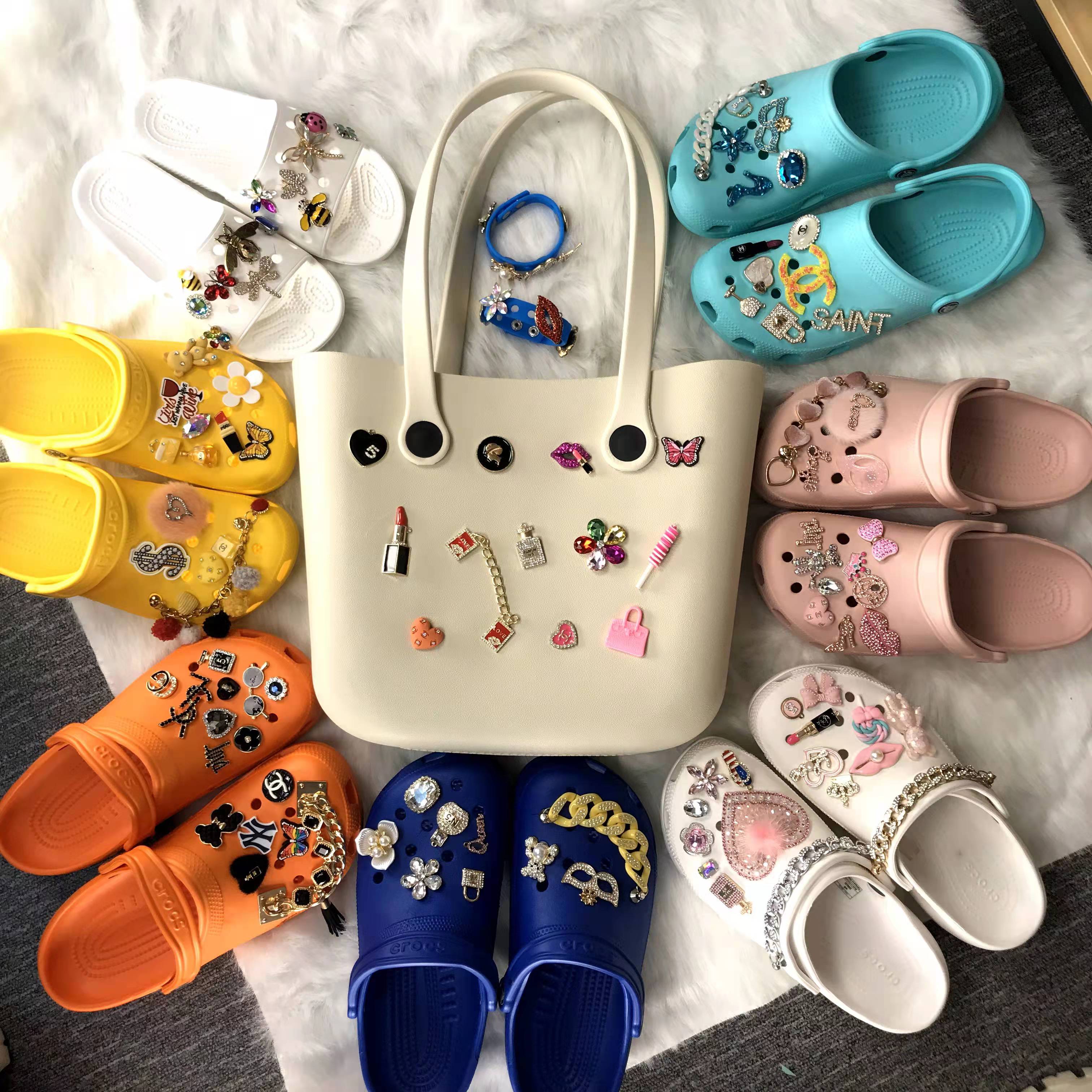 Crocs phone case DIY Bags decorations