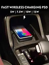 15W Car Wireless Phone Charger Fast Charging Charger Mat for IPhone Mobile Phone