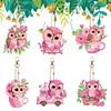 6pcs-Animal / Dessin anim&eacute;-Perceuse Double face-Porte-cl&eacute;s Diamant