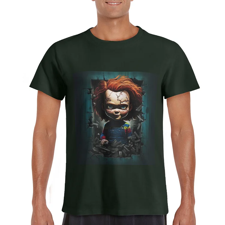 Child Play T-shirt Chucky Breaks Through The Wall