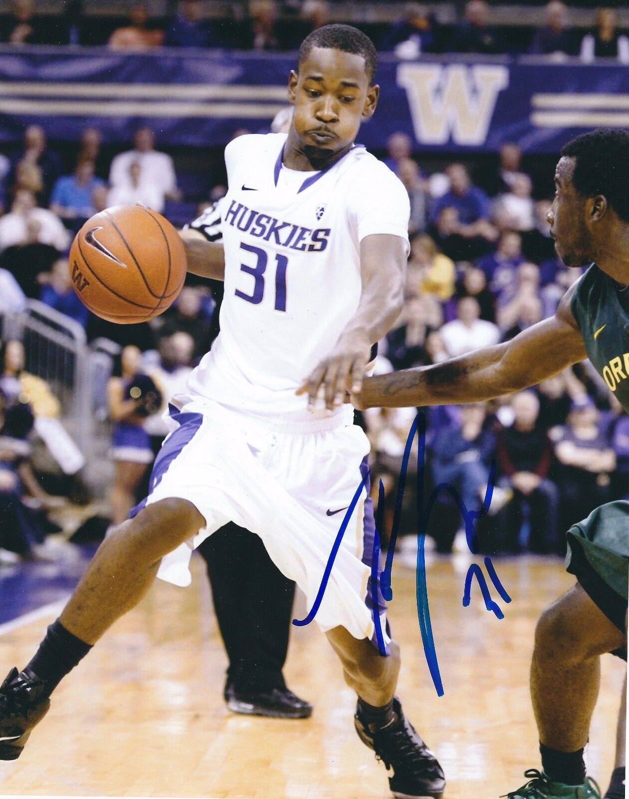 Signed 8x10 TERRENCE ROSS Washington Huskies Autographed Photo Poster painting w/ COA