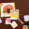 Stamp embossing tool, journal material collector, cutter