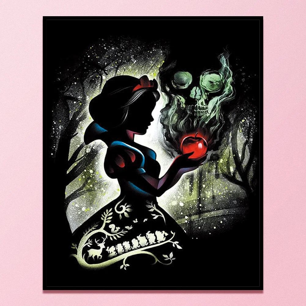 11CT Full Stamped Cross Stitch - Silhouette Series(Canvas|40*50cm)