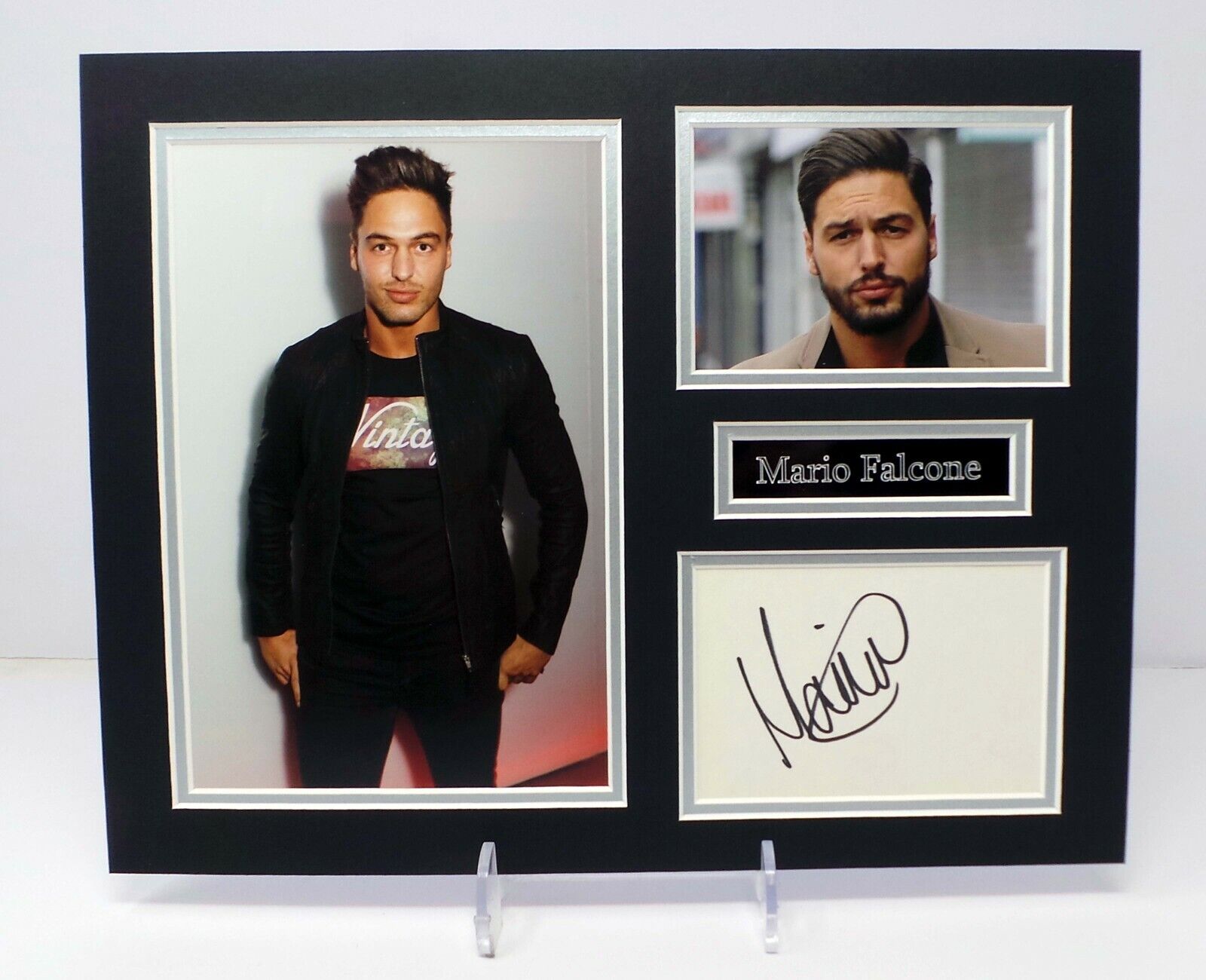 Mario FALCONE Signed Mounted Photo Poster painting Display AFTAL RD COA The Only Way Is Essex