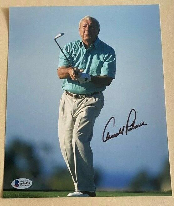 Arnold Palmer signed autographed 8x10 Photo Poster painting Jack Nicklaus Beckett Certified COA