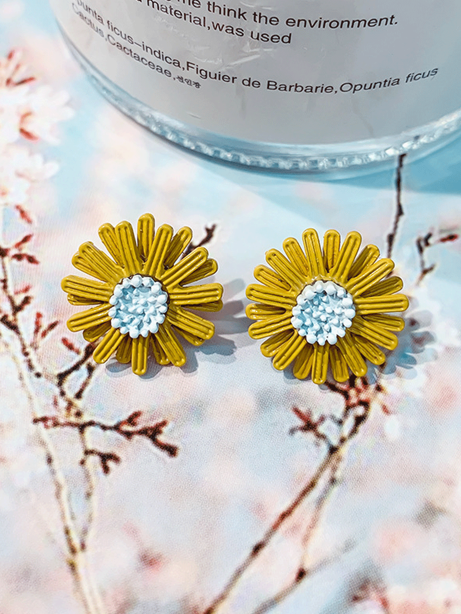 Sunflower Earrings