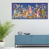 Disney 100e anniversaire personnage collection-plein diamant rond peinture-110 * 50cm-dp grande taille