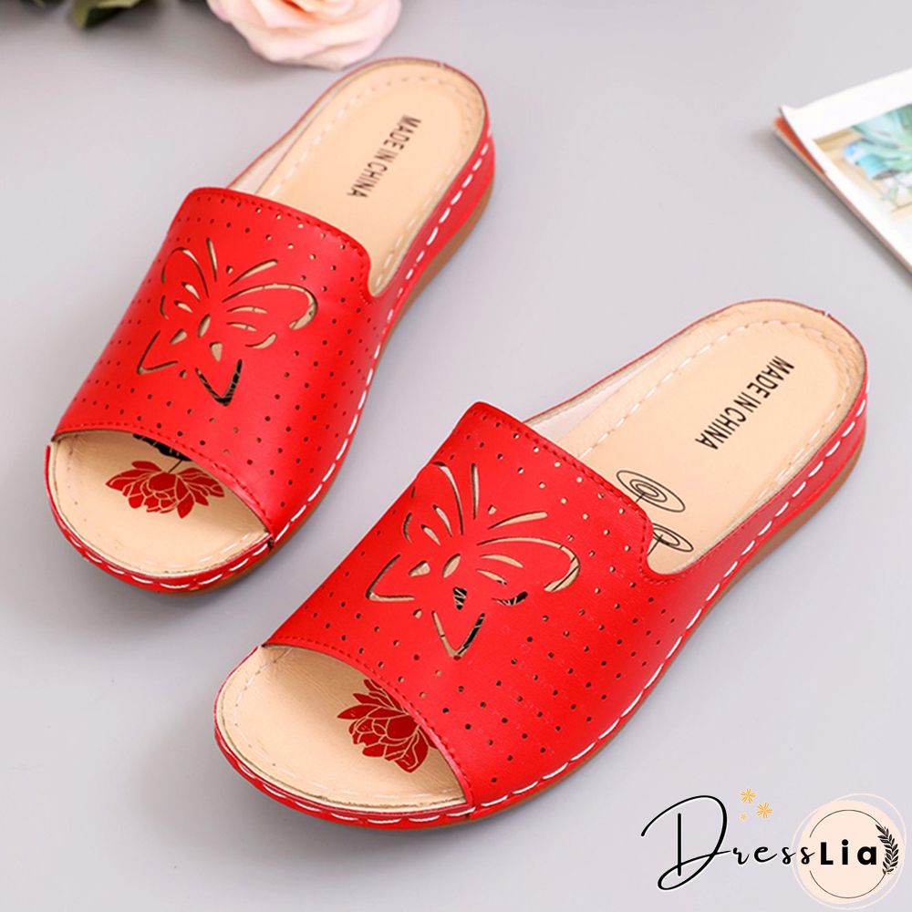 New Shoes Sandals Women Outdoor Walking Shoes Retro Ladies Shoes Slip On Women Shoe Slipper Female Zapatillas Muje Footwear