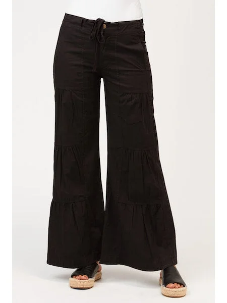 Terraced Wide Leg Pant