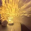 16 Colors Northern Aurora Borealis Light Projector with Remote & Touch Control Water Ripple Ocean Wave Projector Light with USB and Wireless Reachargeable for Girl Gifts Bedroom Lighting