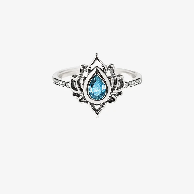 Fuck My Trauma Lotus Ring
