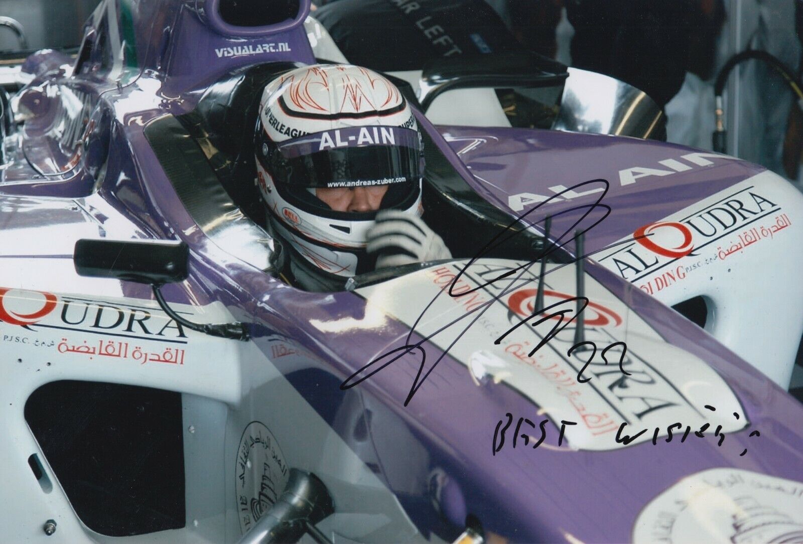 Andreas Zuber Hand Signed 12x8 Photo Poster painting - F1 - Formula 1 Autograph.